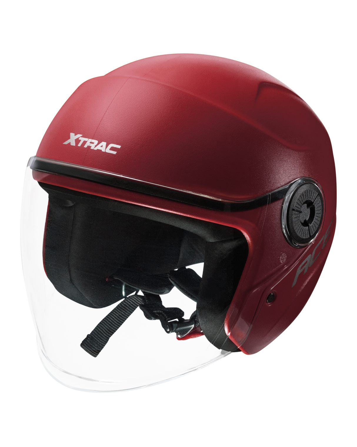 Xtrac Ace Half Face Helmet – ISI Certified Open Face Helmet for Men & Women