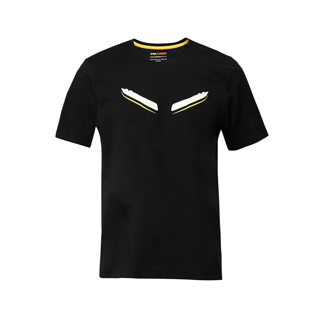 TVS Racing Crew Neck TShirt - Night Vision Black