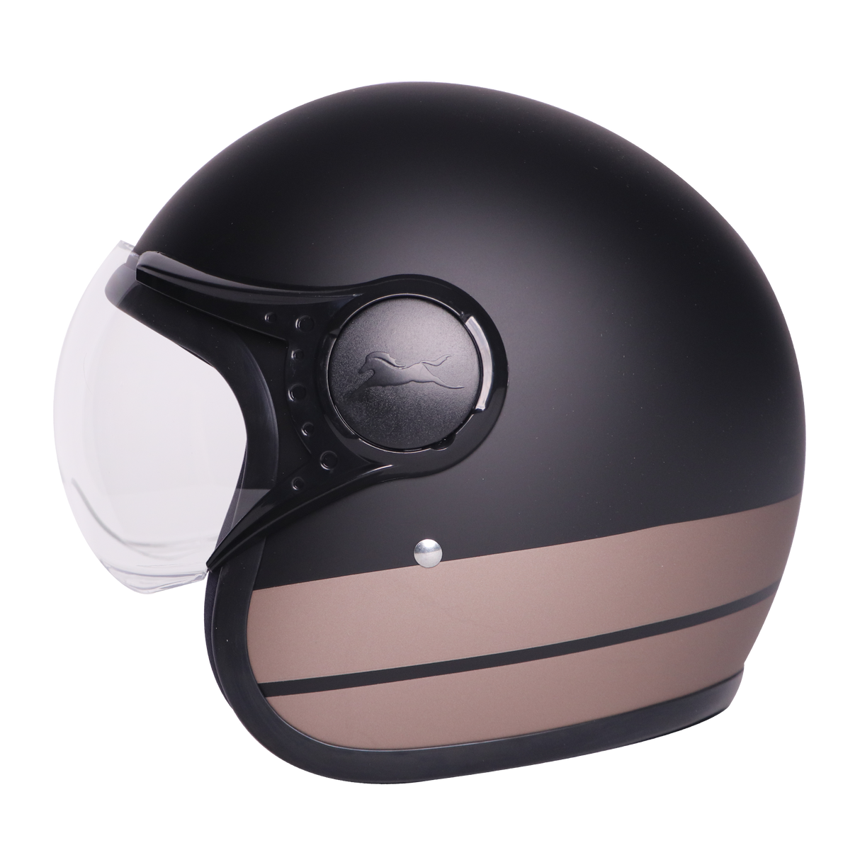 TVS J110 Half Face Helmet, Galactic Copper Matte | Lightweight & Stylish