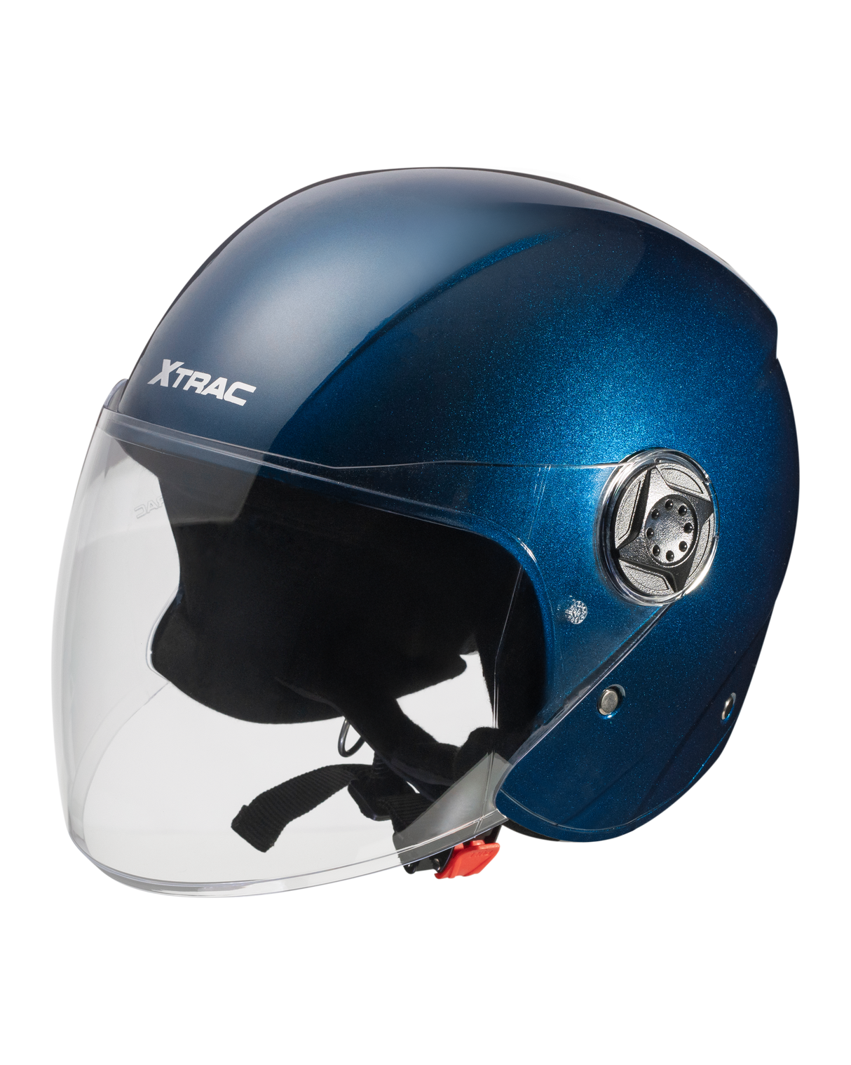 Xtrac Fit ISI Certified Half Face Helmet with Clear Visor – Lightweight Protection for All Two-Wheelers