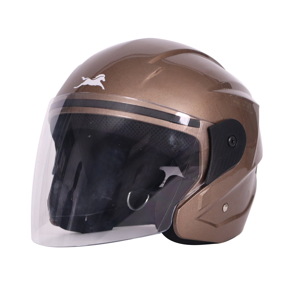 TVS iQube HF Walnut Brown Helmet - Premium Safety & Comfort for Every Ride