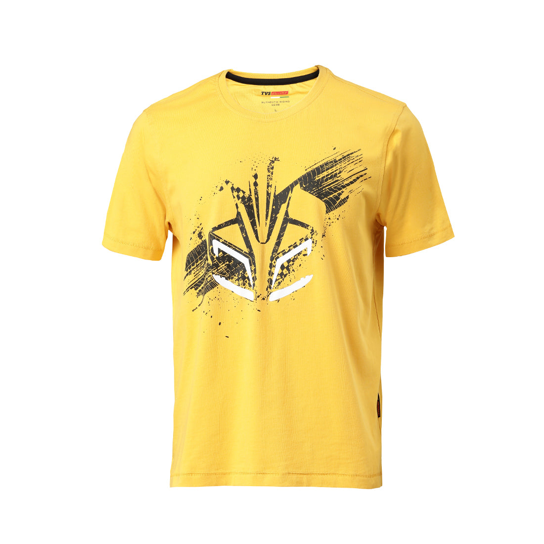 TVS Racing Fury Yellow Cyborg T-Shirt | 100% Cotton Mercerised Jersey