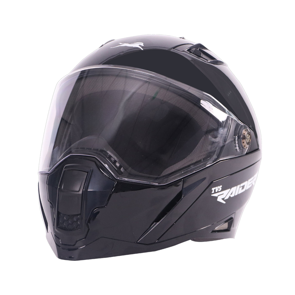 TVS Raider FF Black Helmet - Advanced Safety, Comfort & Style for Riders
