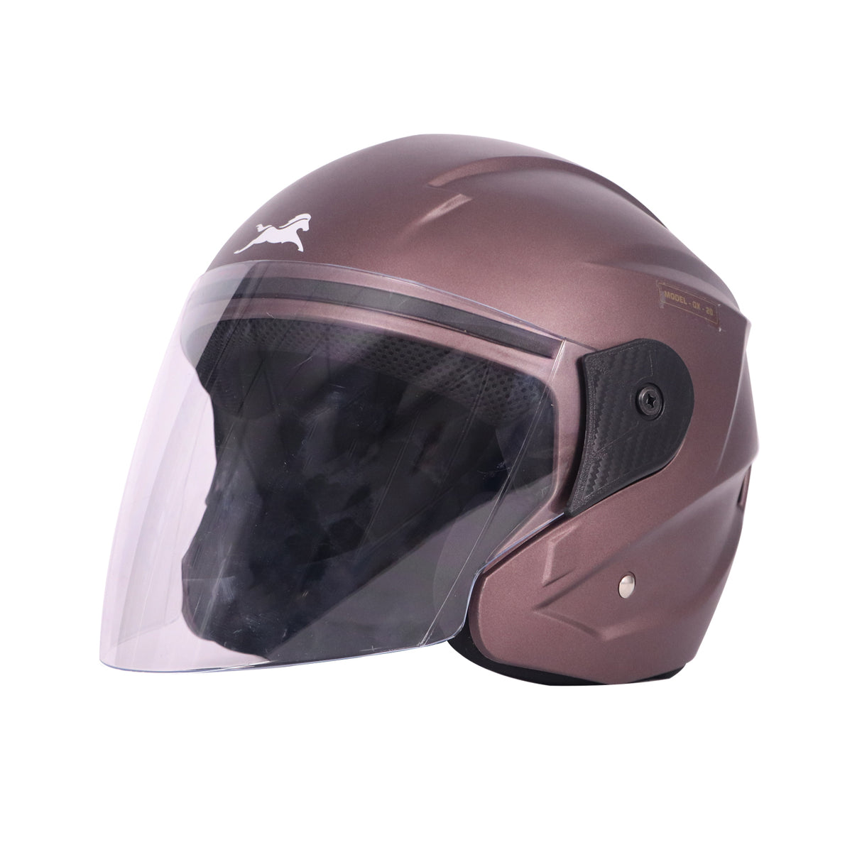 TVS iQube HF Copper Bronze Matte Helmet - Premium Safety & Style for Riders