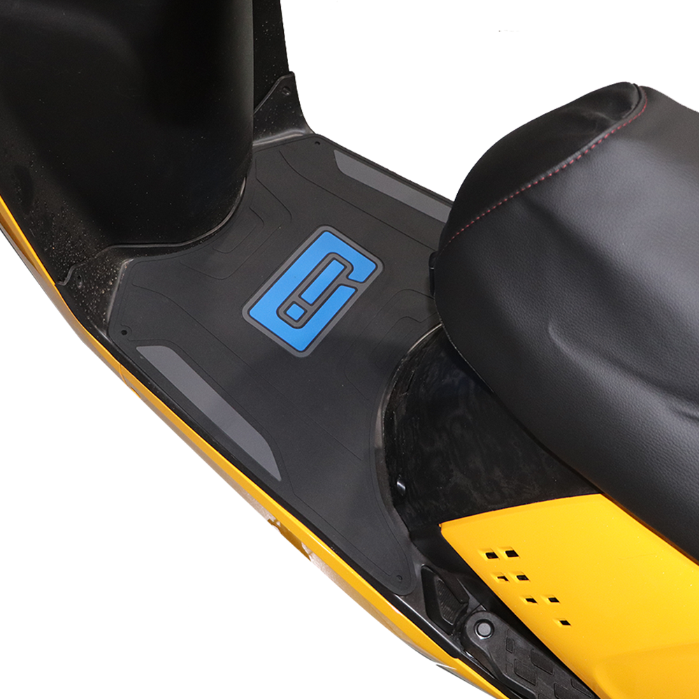 TVS IQUBE DESIGNER FLOOR MAT – Custom-Fit, Non-Slip, Weather-Resistant Scooter Floor Mat