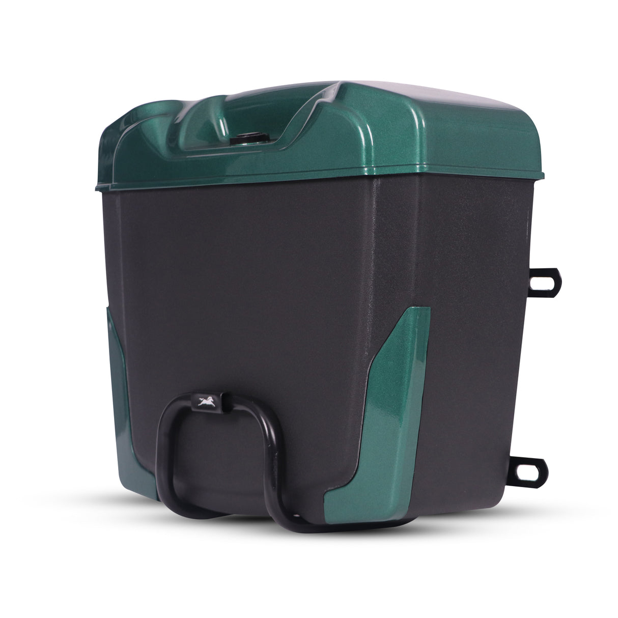 RideGears Side Box Green for Moped – Durable & Secure Storage