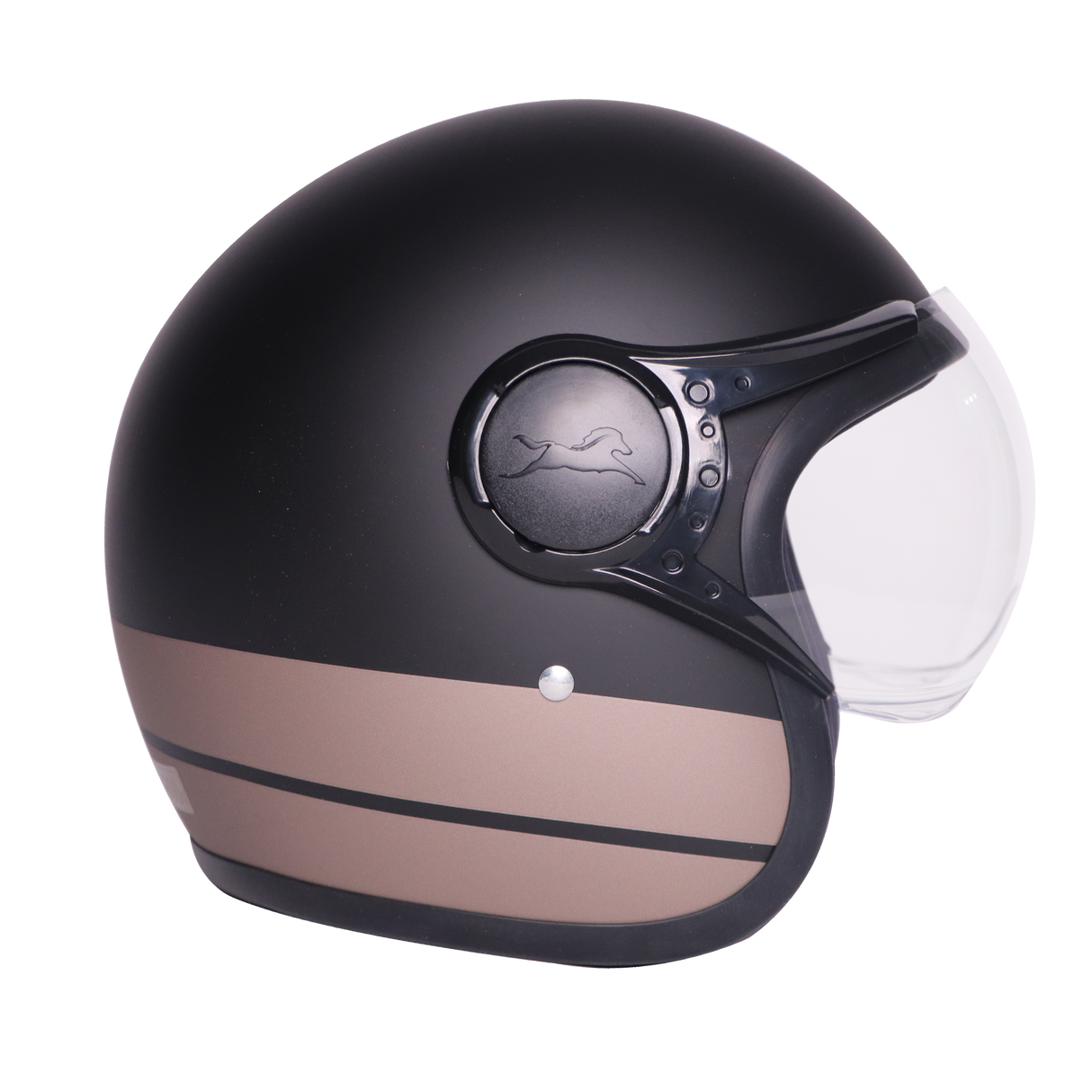 TVS J110 Half Face Helmet, Galactic Copper Matte | Lightweight & Stylish