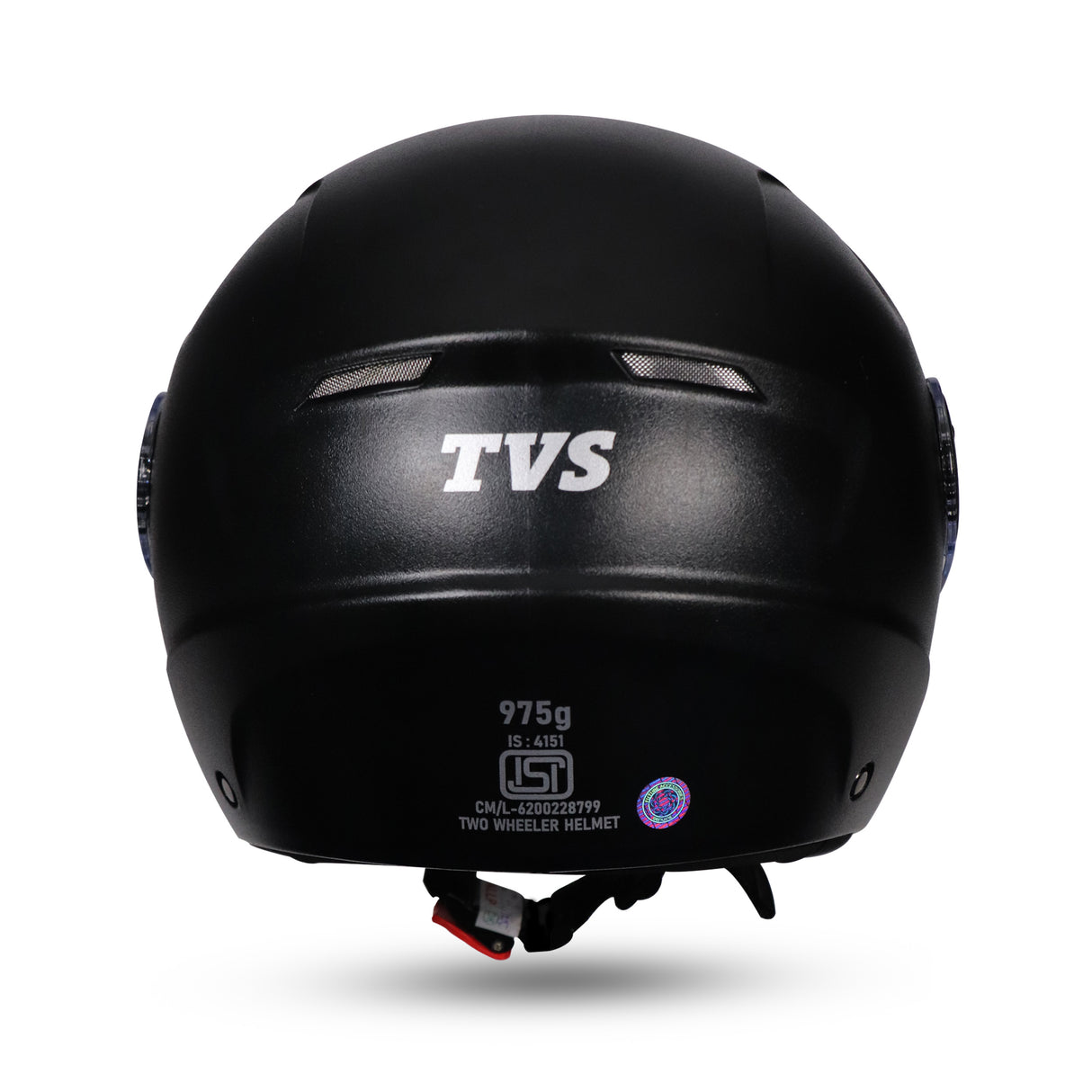 TVS ACE Open Face Unisex Helmet with Full Coverage Visor - ISI Certified