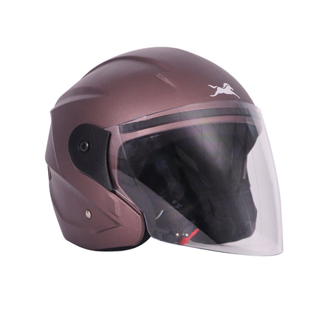TVS iQube HF Copper Bronze Matte Helmet - Premium Safety & Style for Riders