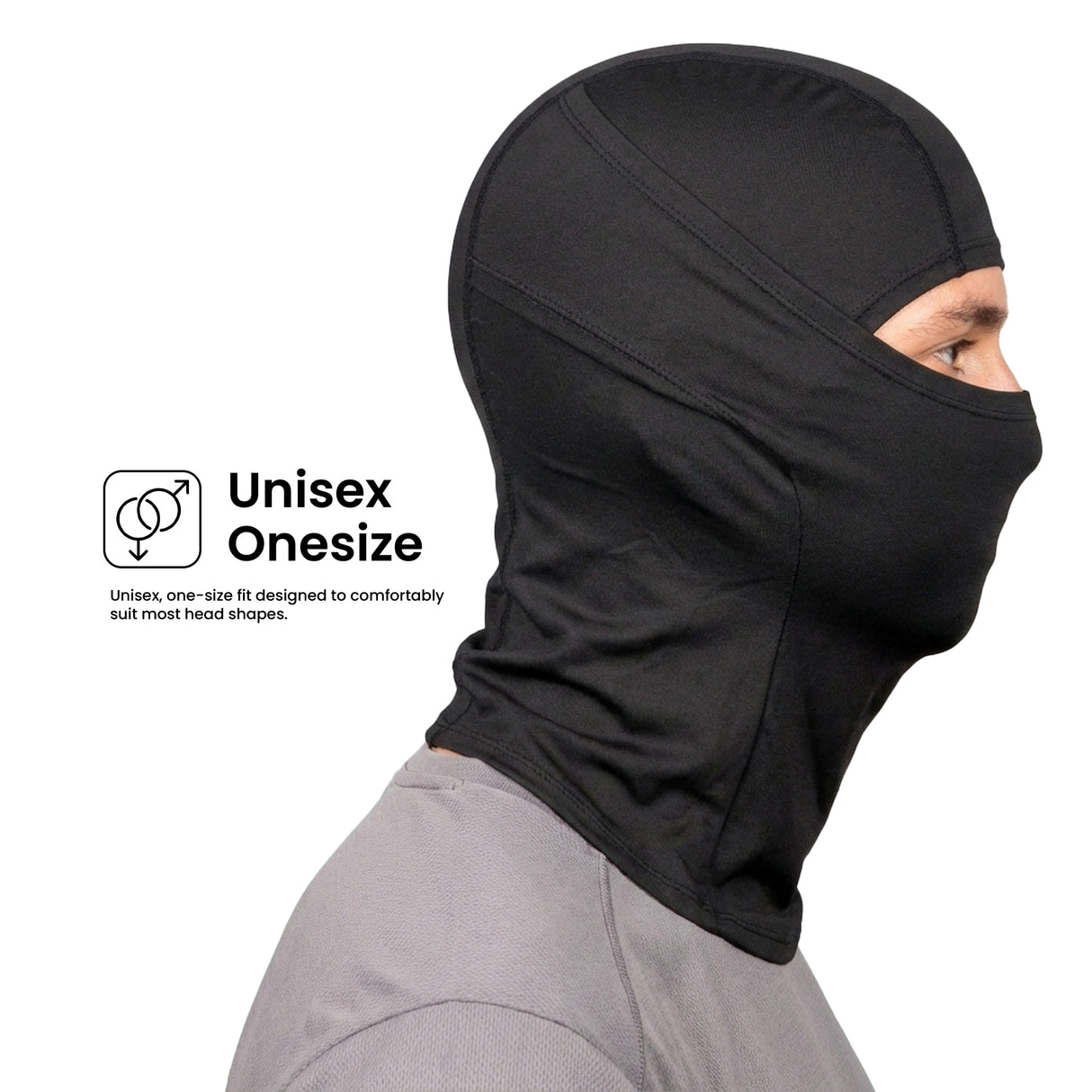 EverRide Balaclava for Men & Women | Breathable & Eco-Friendly | Long-Lasting Durability | UV Protection | Lightweight & Comfortable