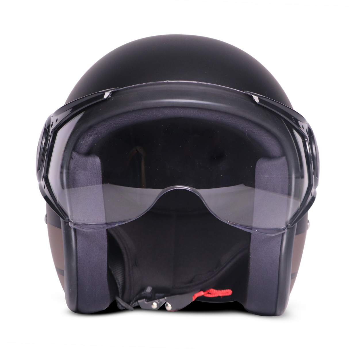 TVS J110 Half Face Helmet, Galactic Copper Matte | Lightweight & Stylish