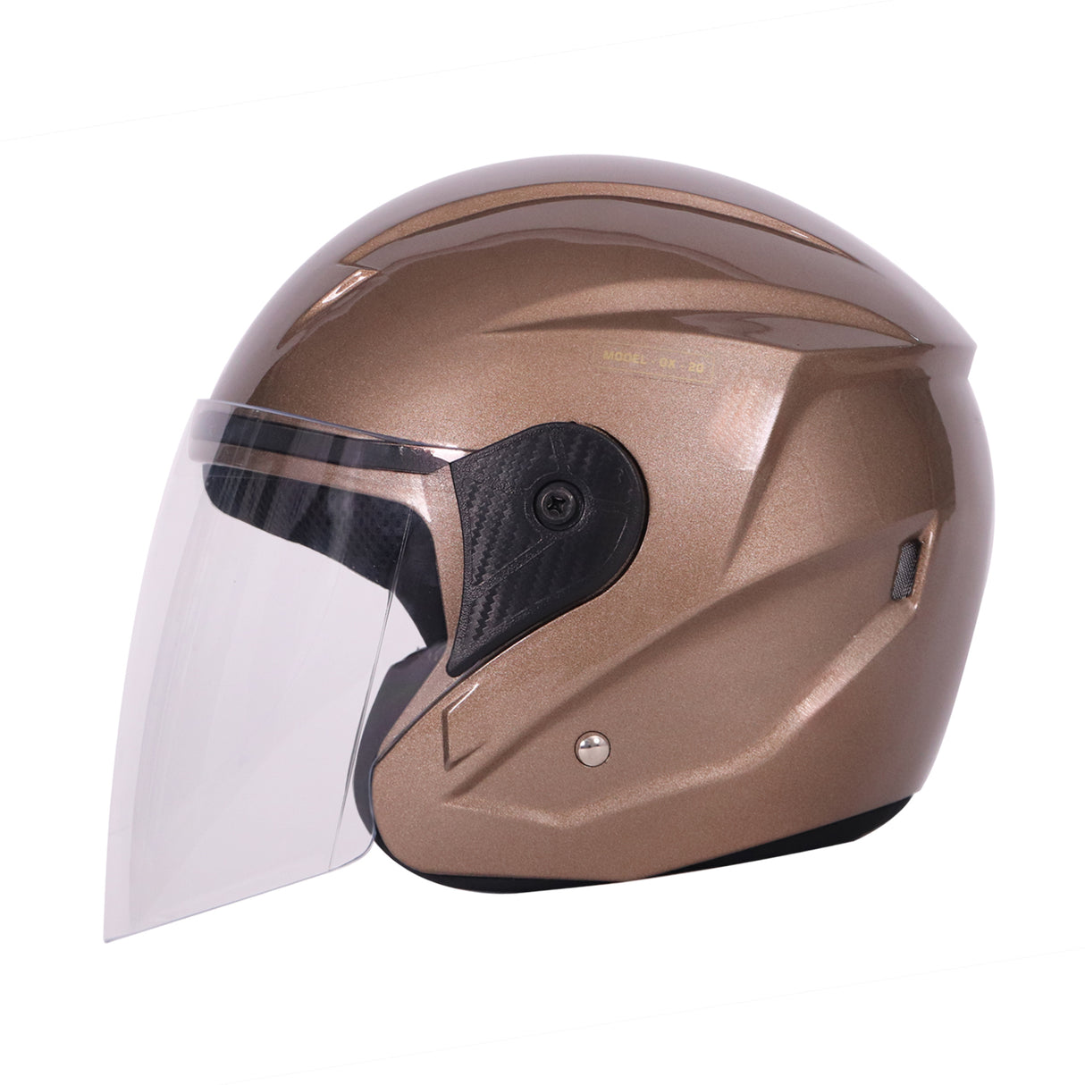 TVS iQube HF Walnut Brown Helmet - Premium Safety & Comfort for Every Ride