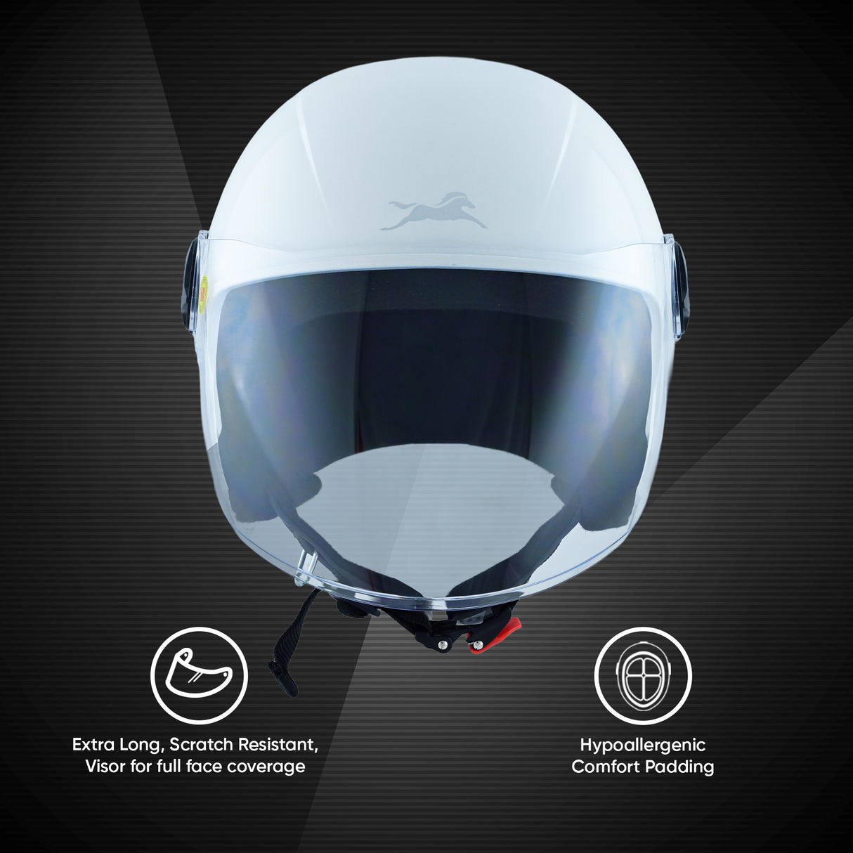 TVS iQube ISI Certified Open Face Helmet for Men & Women | Stylish, Lightweight & Safe