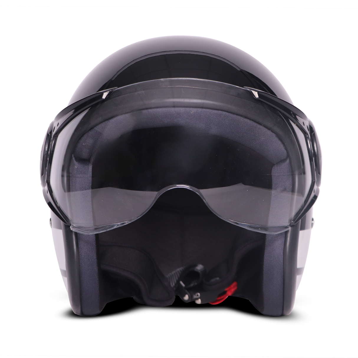 TVS J110 Half Face Helmet, Lunar White Gloss | Lightweight & Stylish