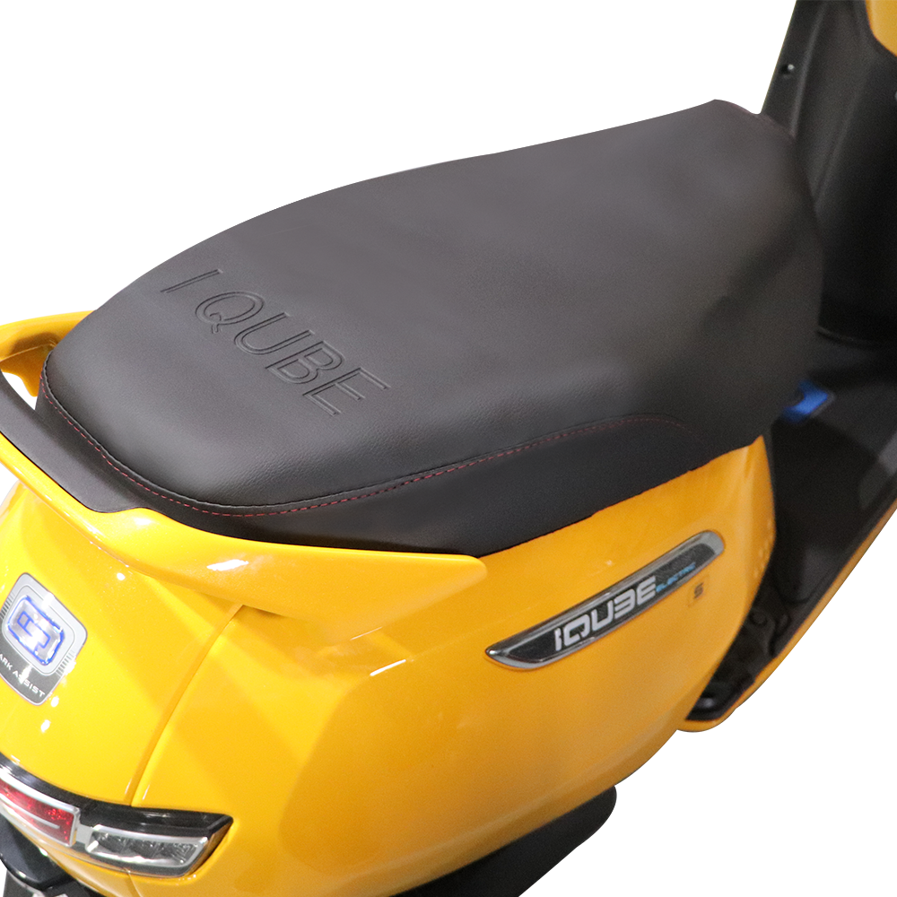 TVS Seat Cover Beige Brown - IQUBE | Premium Protection and Comfort for Your Ride