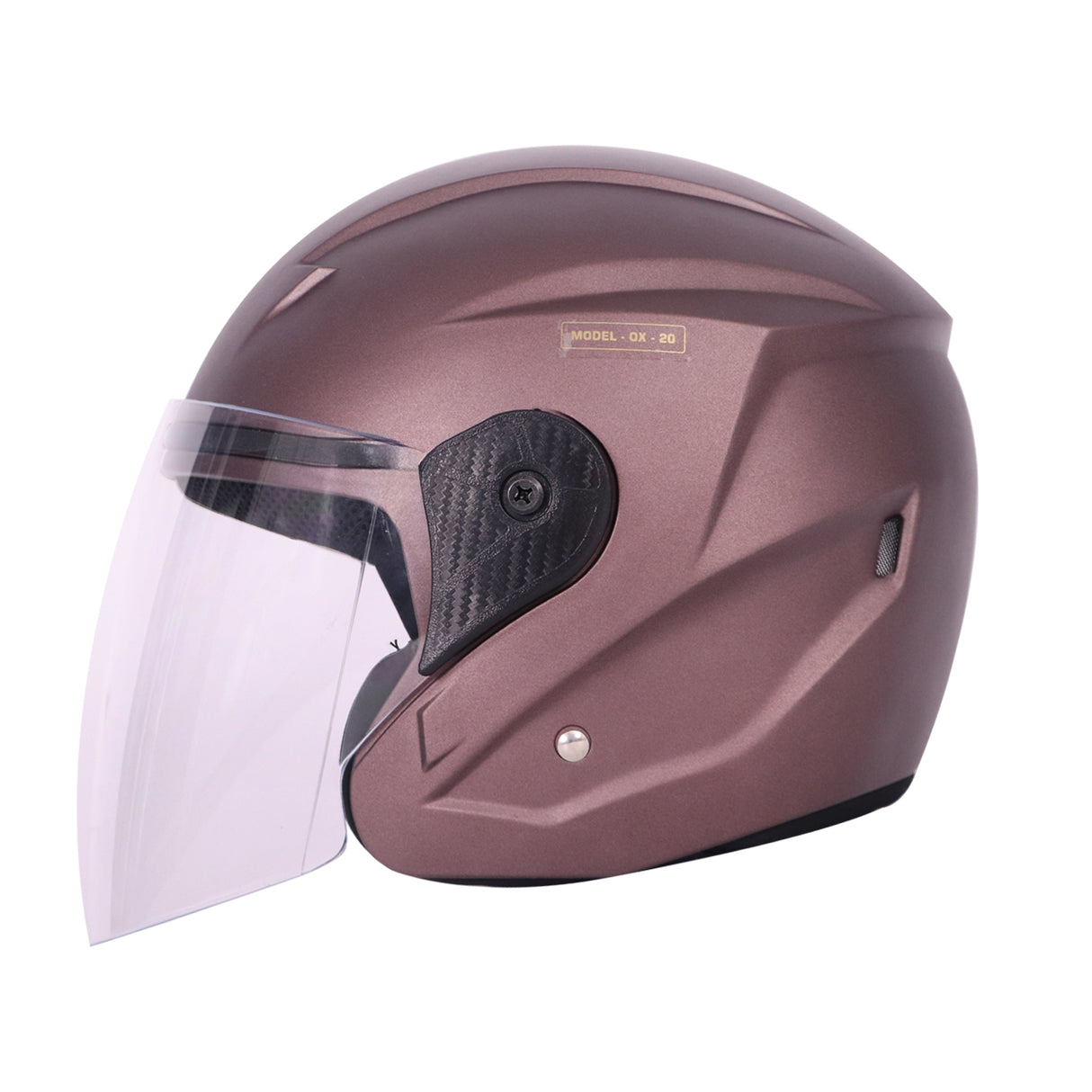 TVS iQube HF Copper Bronze Matte Helmet - Premium Safety & Style for Riders