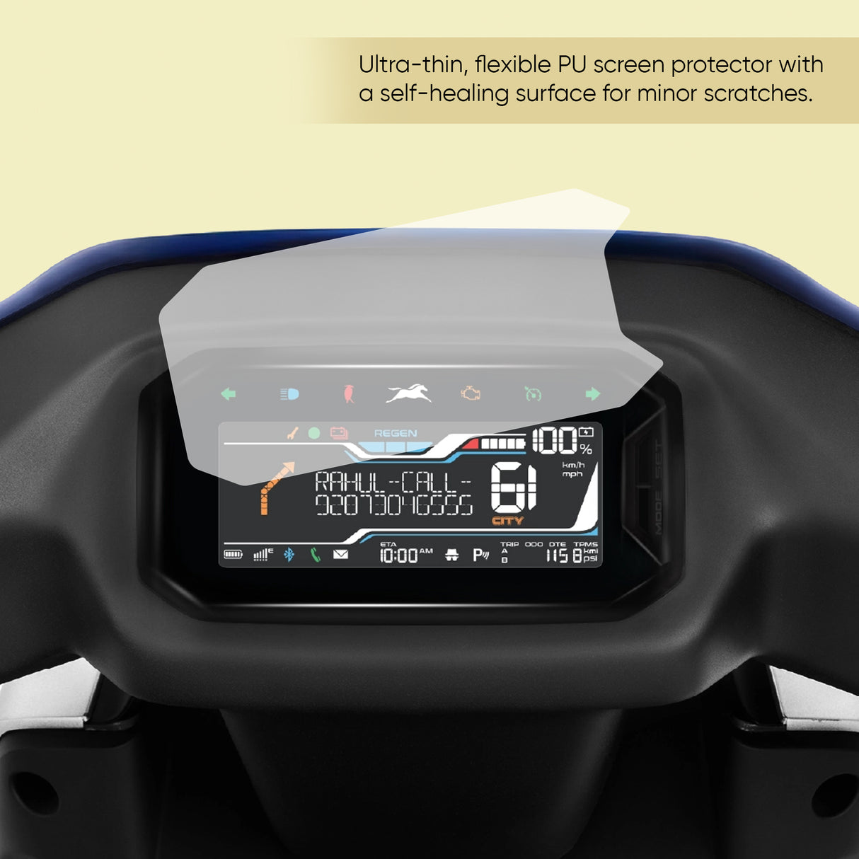 TVS Orbiter Pro Shield Display Screen Protector – Anti-Scratch, Clear & Durable