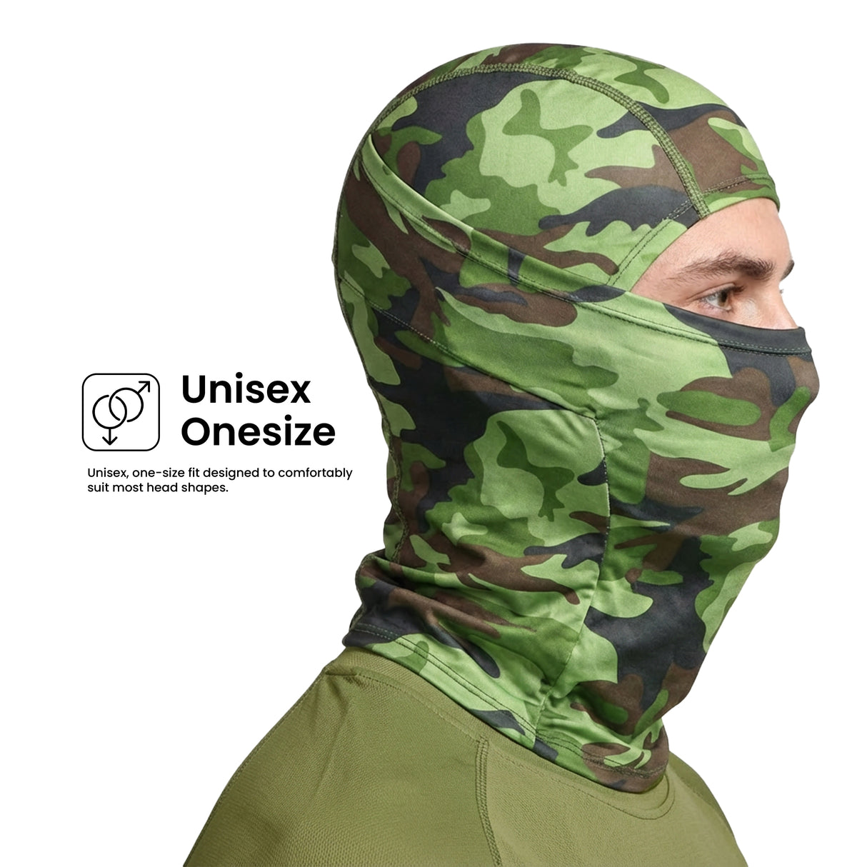EverRide Premium Unisex Balaclava | Color; Olive