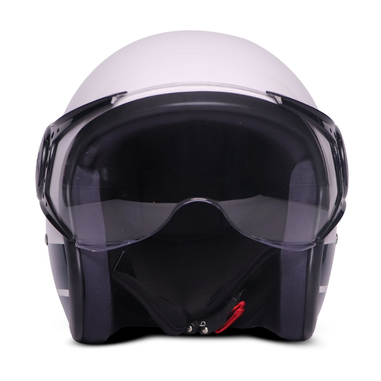 TVS J110 Half Face Helmet, Starlight Blue Gloss | Lightweight & Stylish