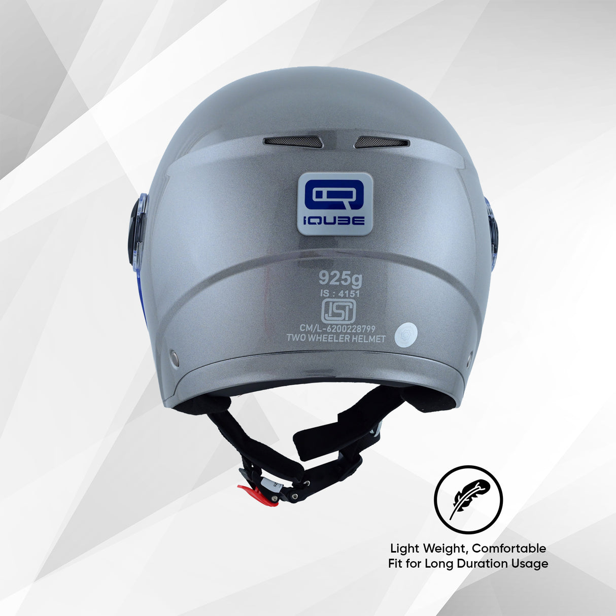 TVS iQube ISI Certified Open Face Helmet for Men & Women | Stylish, Lightweight & Safe