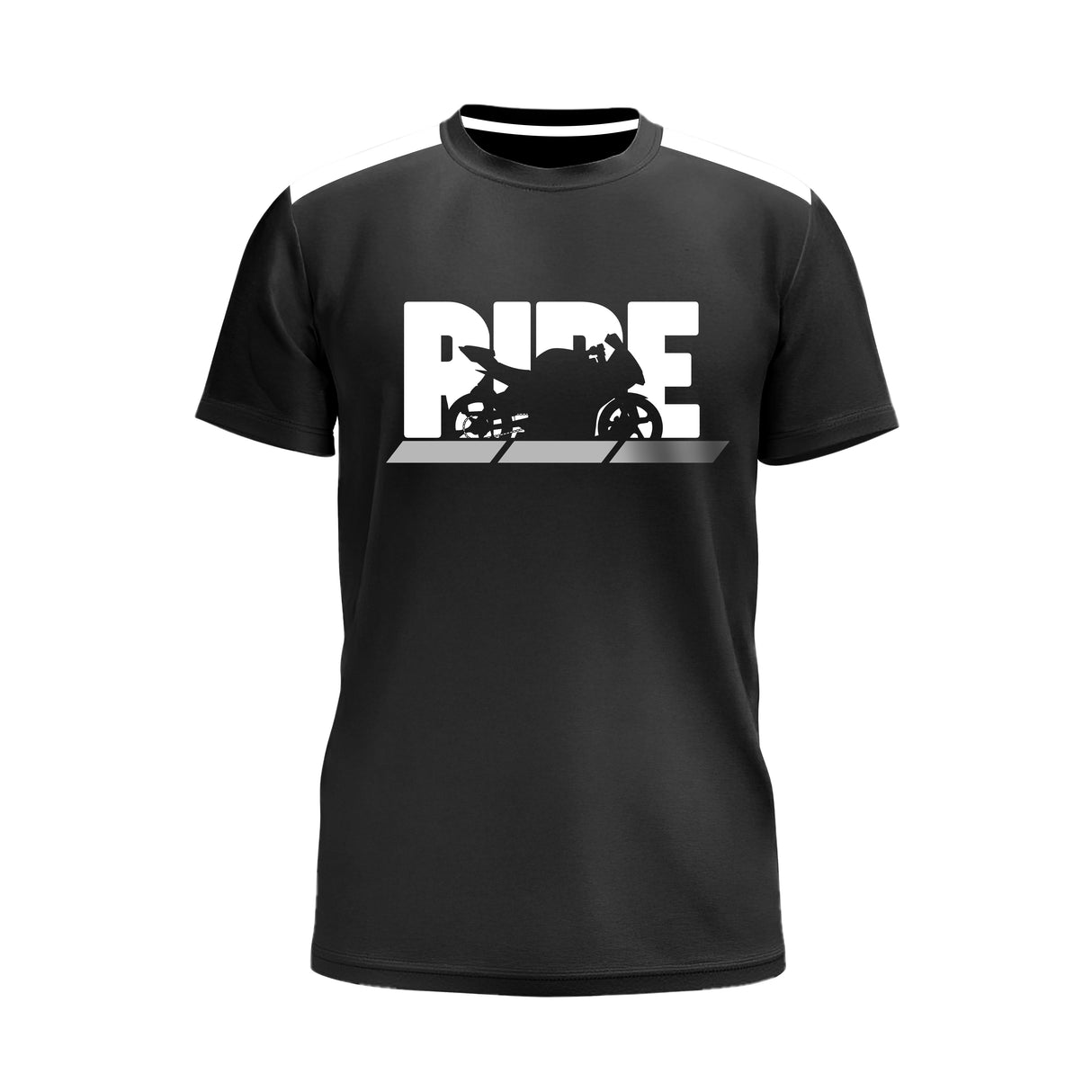 TVS Cotton Crew Neck T-Shirt with Reflective Safety Sticker for High Visibility & Everyday Comfort