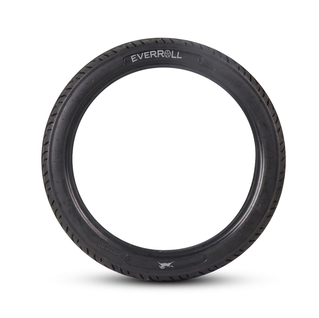 EverRoll Front Tubeless Nylon Tyre - 80/100-17 TL PM MC15 | Vehicle Compatibility - TVS Star City, City 125