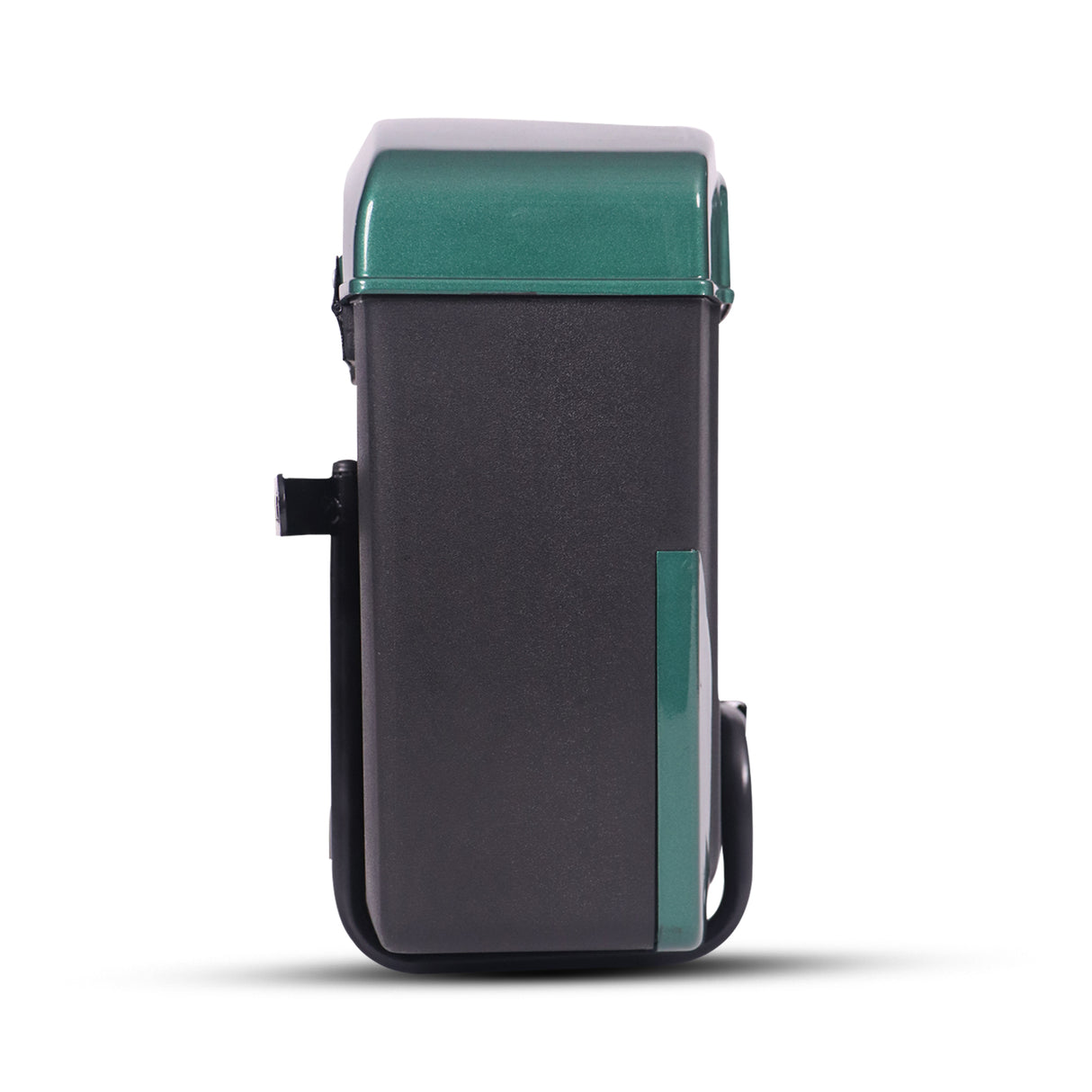 RideGears Side Box Green for Moped – Durable & Secure Storage