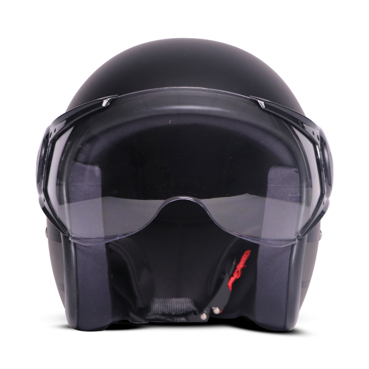 TVS J110 Half Face Helmet, Titanium Grey Matte | Lightweight & Stylish