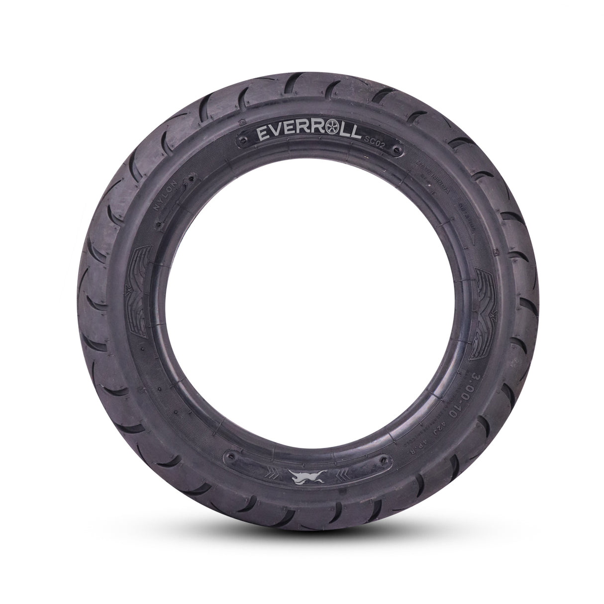 EverRoll Front and Rear Nylon Tyre with Tube - 3.00-10 TT PM SC02 | Vehicle Compatibility - TVS Scooty Pep+