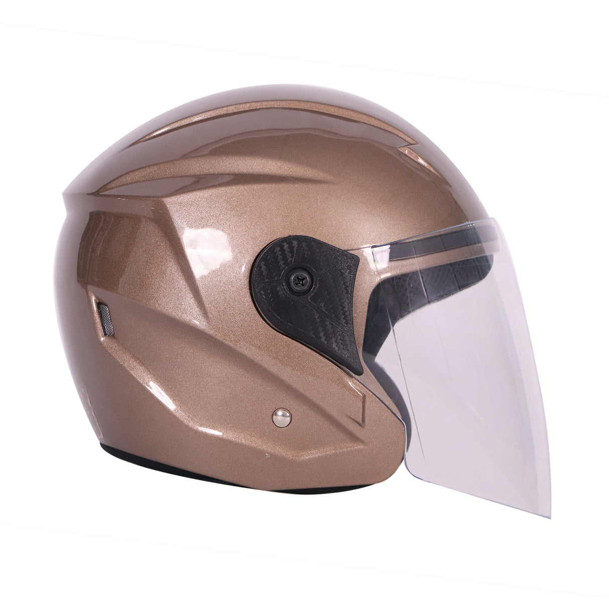 TVS iQube HF Walnut Brown Helmet - Premium Safety & Comfort for Every Ride