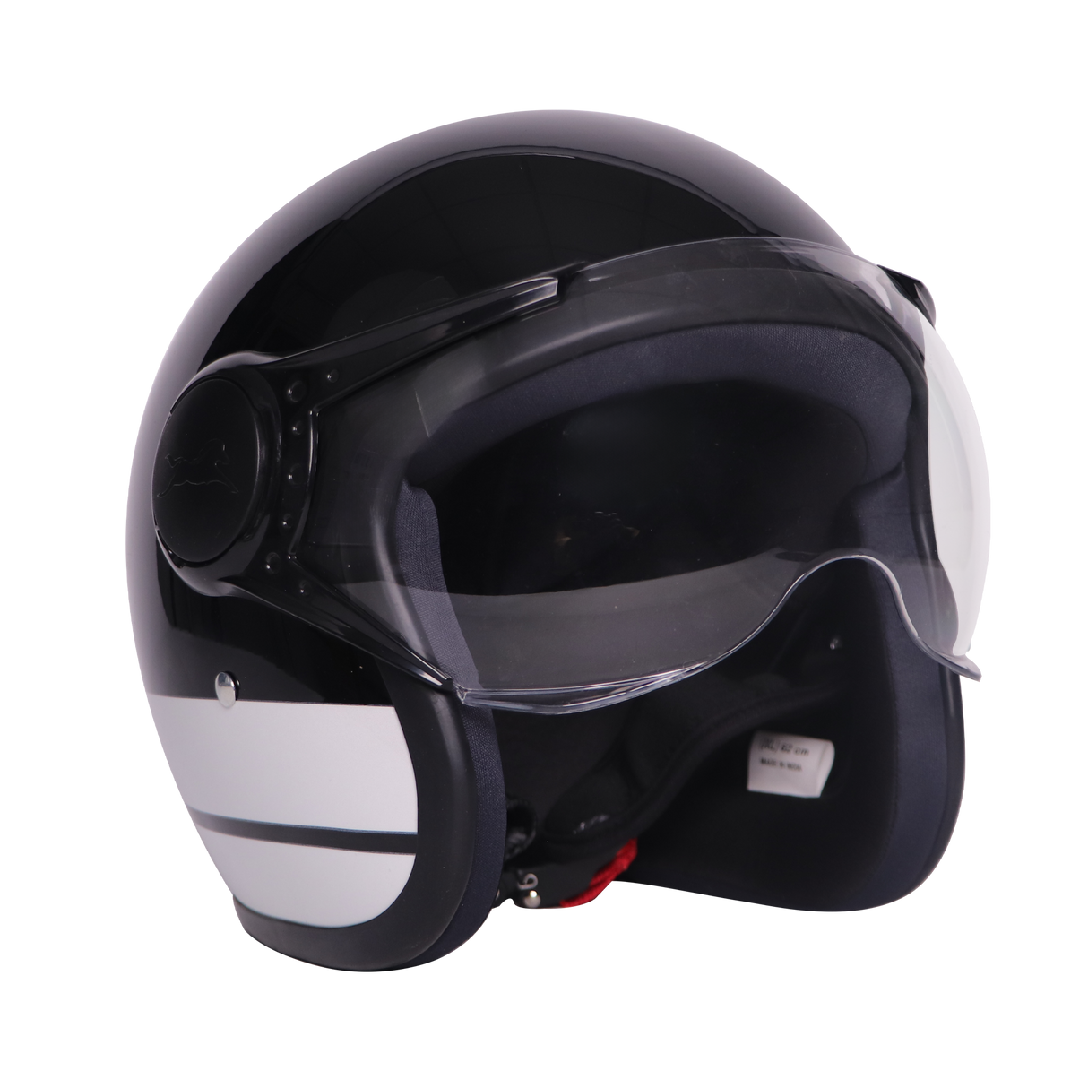 TVS J110 Half Face Helmet, Lunar White Gloss | Lightweight & Stylish
