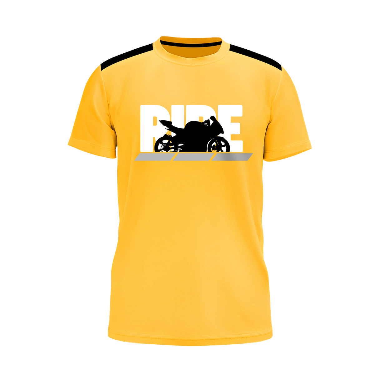 TVS Cotton Crew Neck T-Shirt with Reflective Safety Sticker for High Visibility & Everyday Comfort