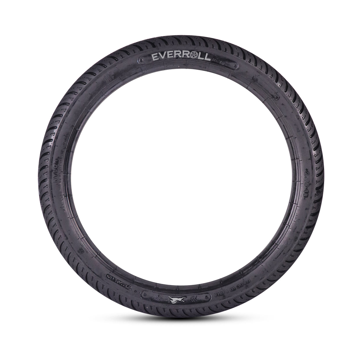 EverRoll Front Nylon Tyre with Tube - 2.75-18 TT PM MC27 | Vehicle Compatibility - TVS Radeon