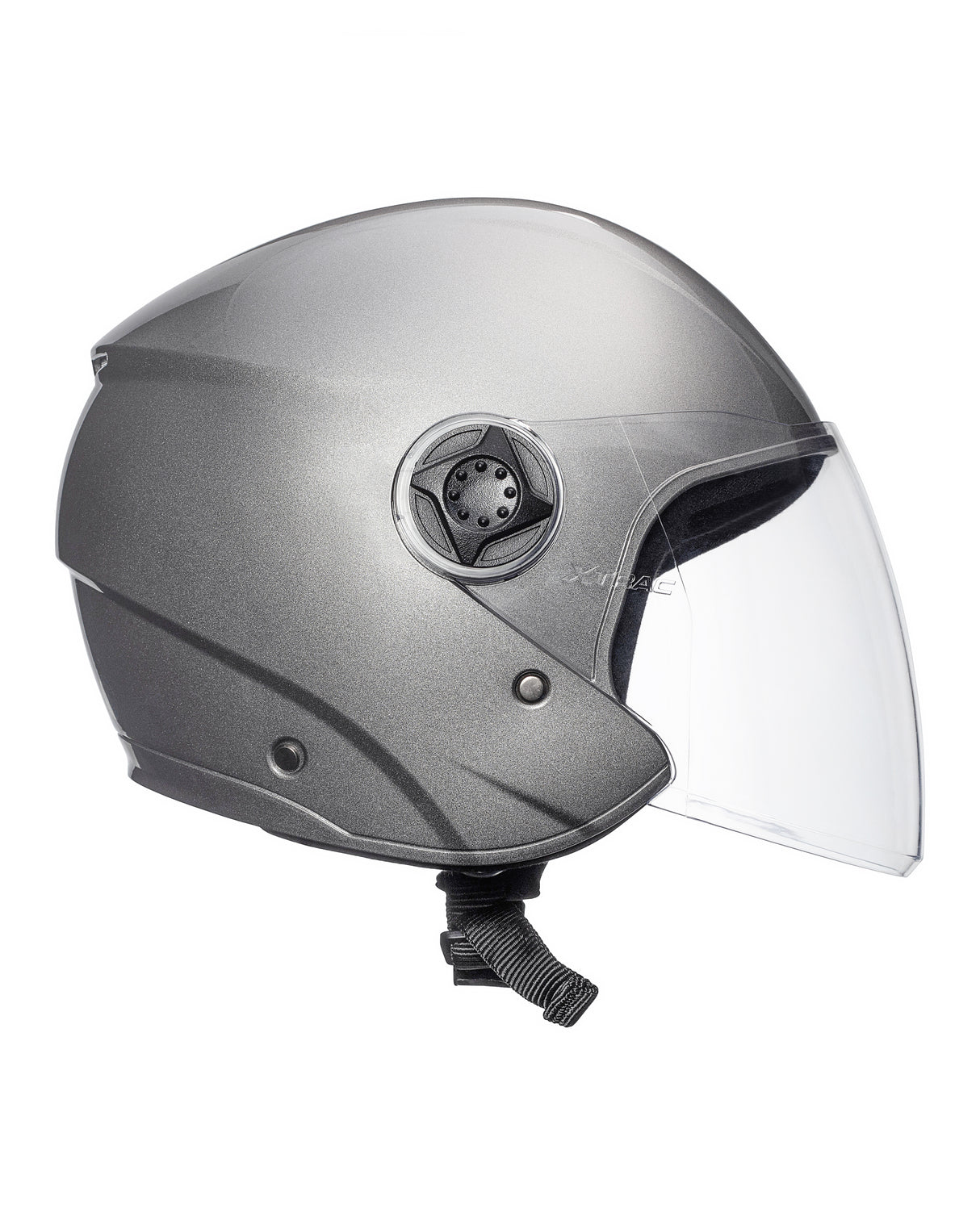 Xtrac Fit ISI Certified Half Face Helmet with Clear Visor – Lightweight Protection for All Two-Wheelers