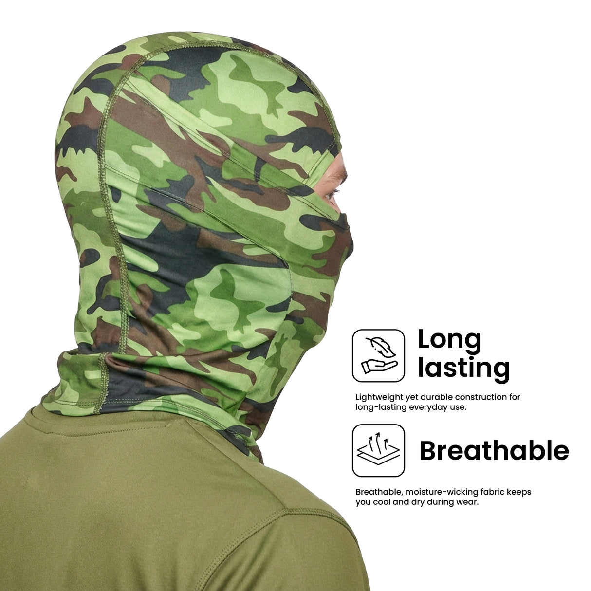 EverRide Premium Unisex Balaclava | Color; Olive