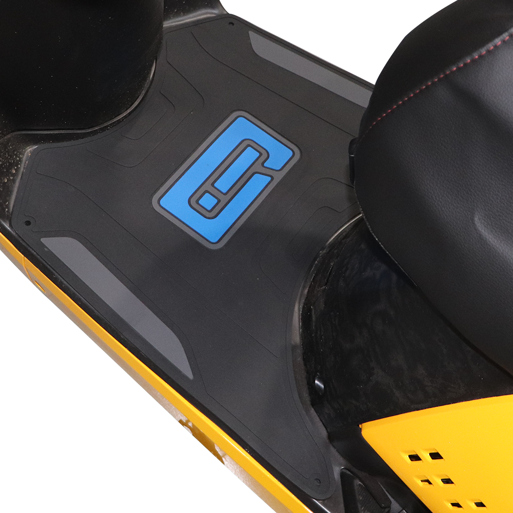 TVS IQUBE DESIGNER FLOOR MAT – Custom-Fit, Non-Slip, Weather-Resistant Scooter Floor Mat