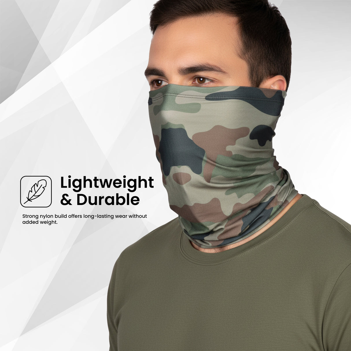 EverRide Eco All-Over Print Neck Gaiter | Seamless Comfort | Lightweight & Durable | UV Protected | Unisex