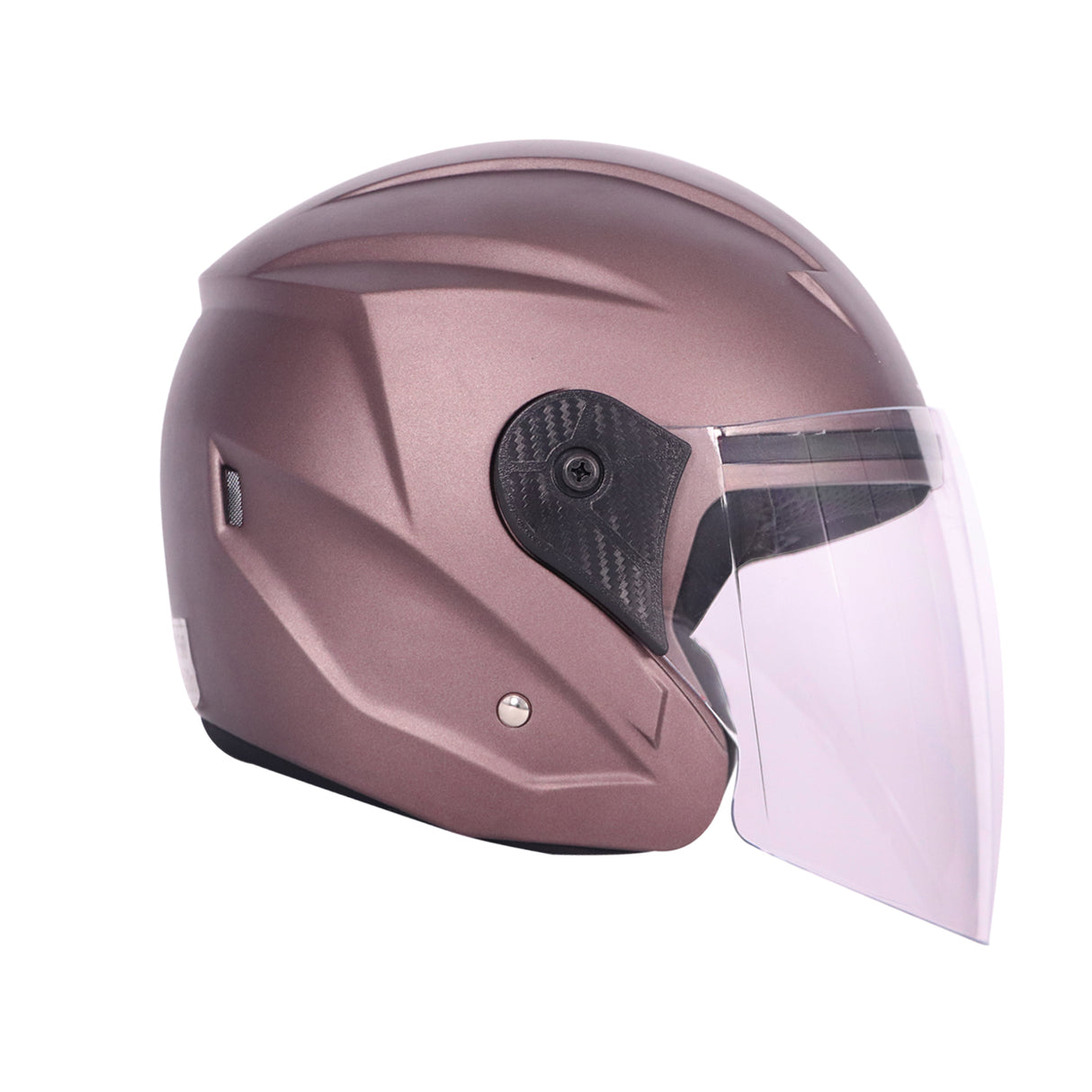 TVS iQube HF Copper Bronze Matte Helmet - Premium Safety & Style for Riders