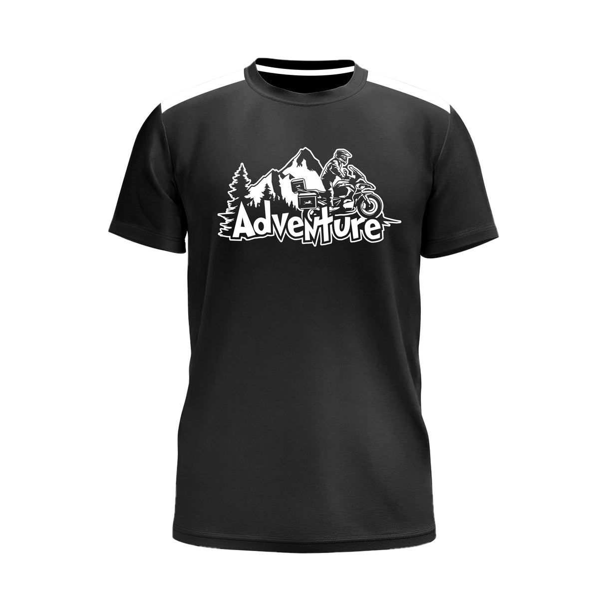 TVS Adventure Round Neck Cotton T Shirt | Glow in Dark