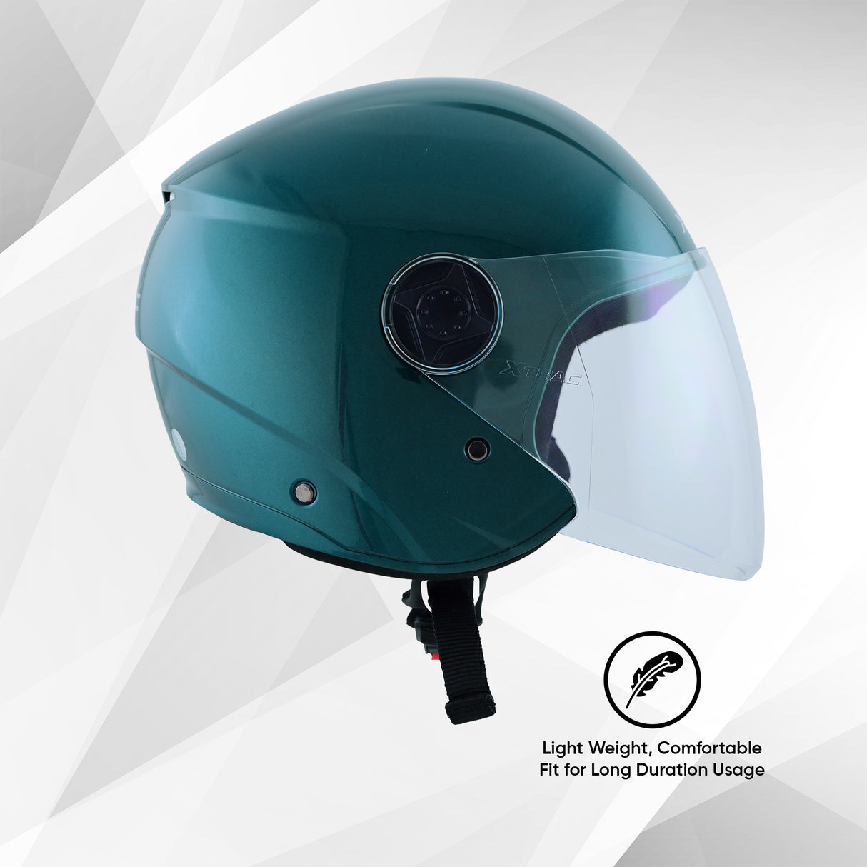 TVS iQube ISI Certified Open Face Helmet for Men & Women | Stylish, Lightweight & Safe