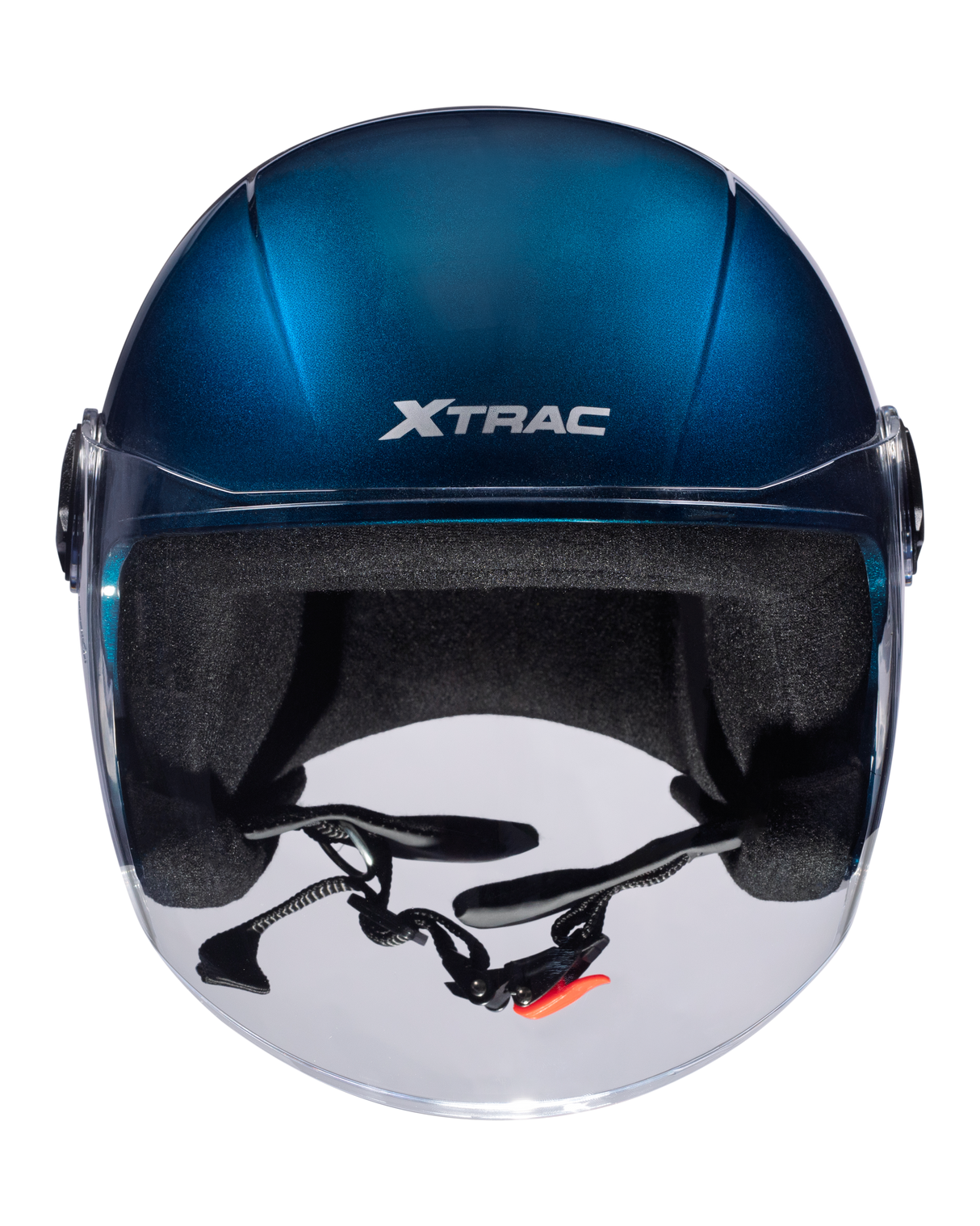 Xtrac Fit ISI Certified Half Face Helmet with Clear Visor – Lightweight Protection for All Two-Wheelers