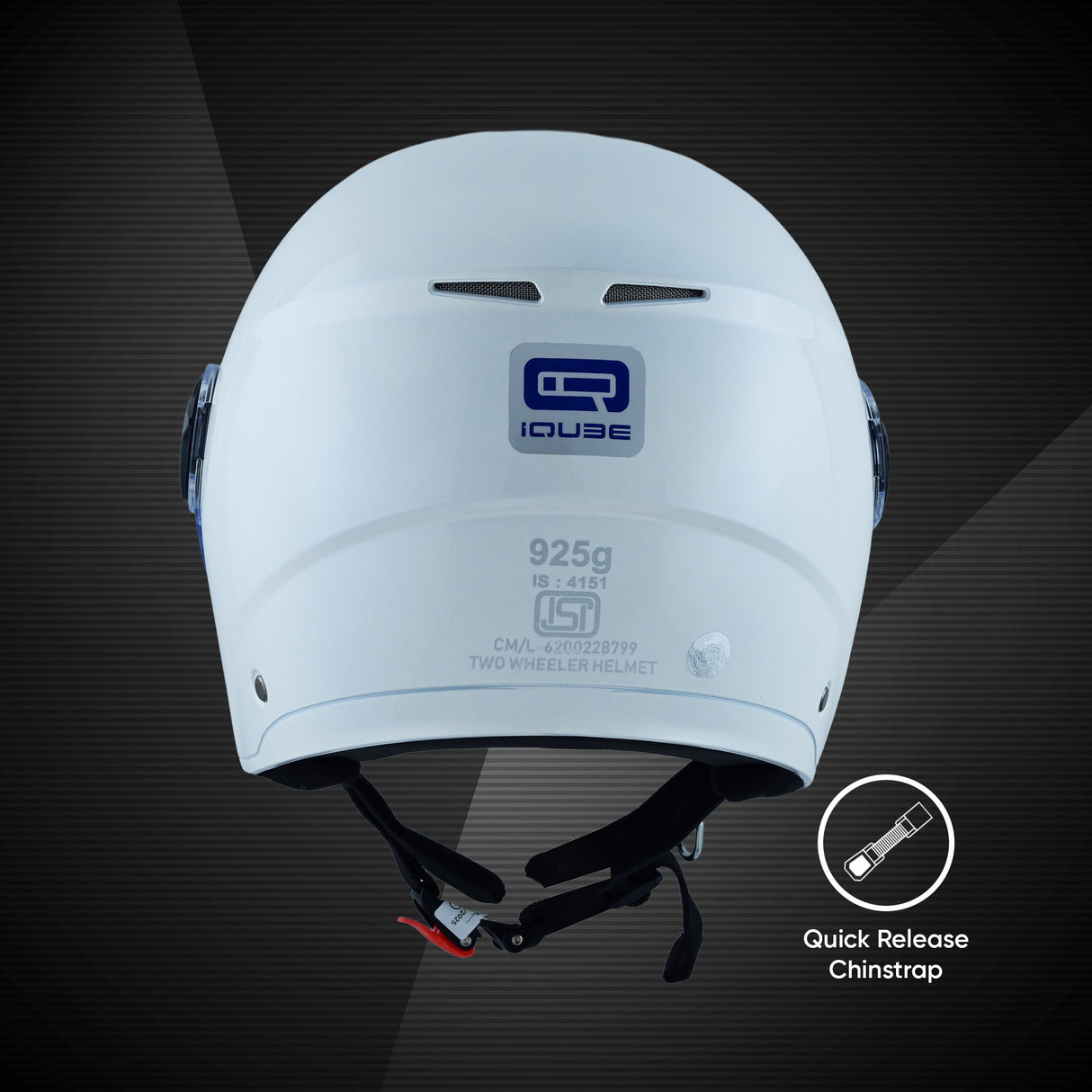 TVS iQube ISI Certified Open Face Helmet for Men & Women | Stylish, Lightweight & Safe