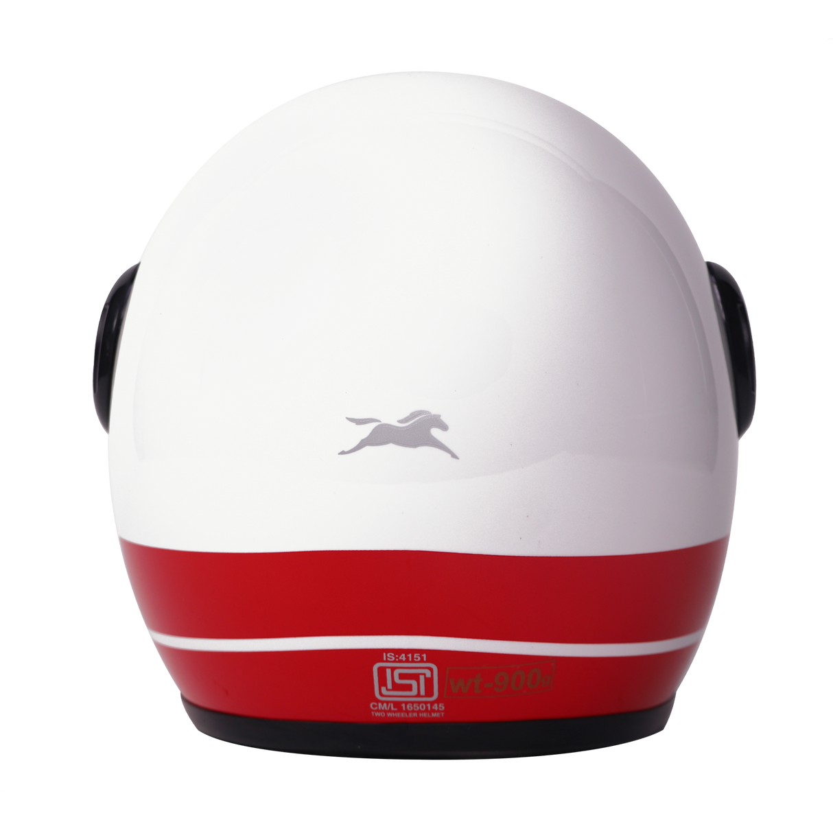 TVS J110 Half Face Helmet, Meteor Red Gloss | Lightweight & Stylish