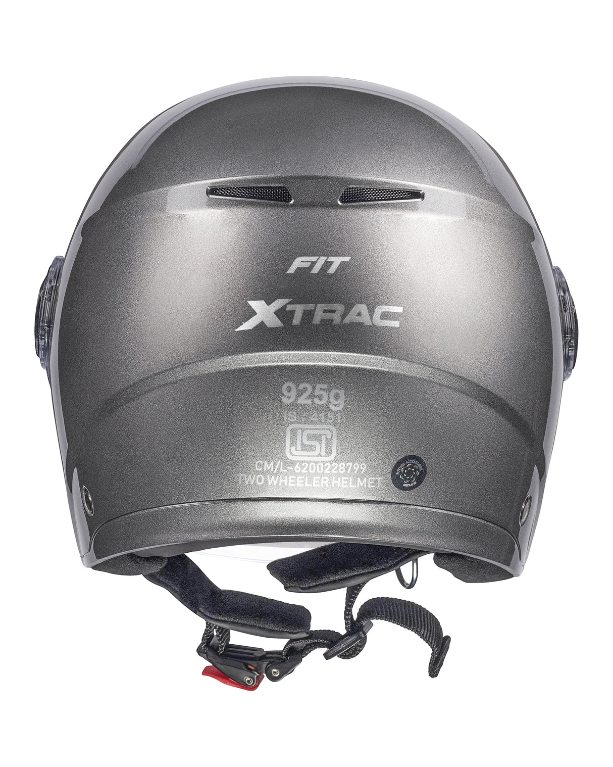Xtrac Fit ISI Certified Half Face Helmet with Clear Visor – Lightweight Protection for All Two-Wheelers