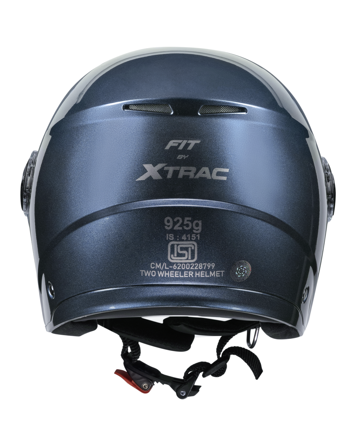 Xtrac Fit ISI Certified Half Face Helmet with Clear Visor – Lightweight Protection for All Two-Wheelers