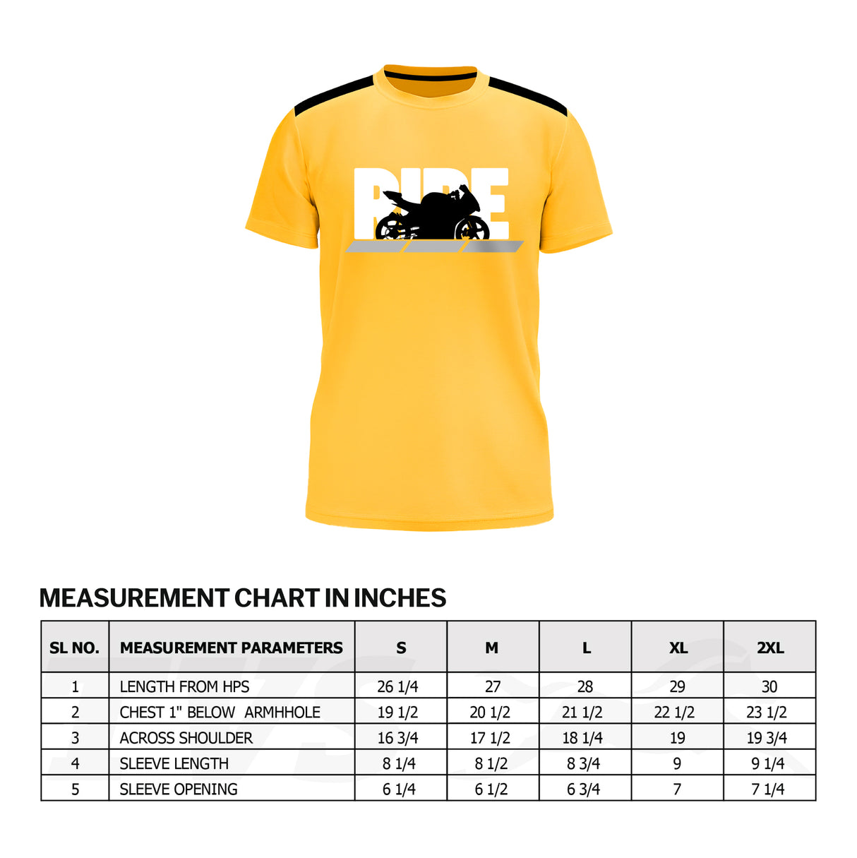 TVS Crew neck Cotton T-shirt | High visibility & Reflective Sticker