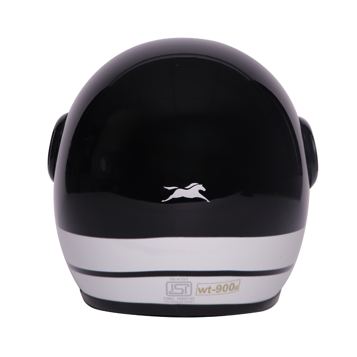 TVS J110 Half Face Helmet, Lunar White Gloss | Lightweight & Stylish