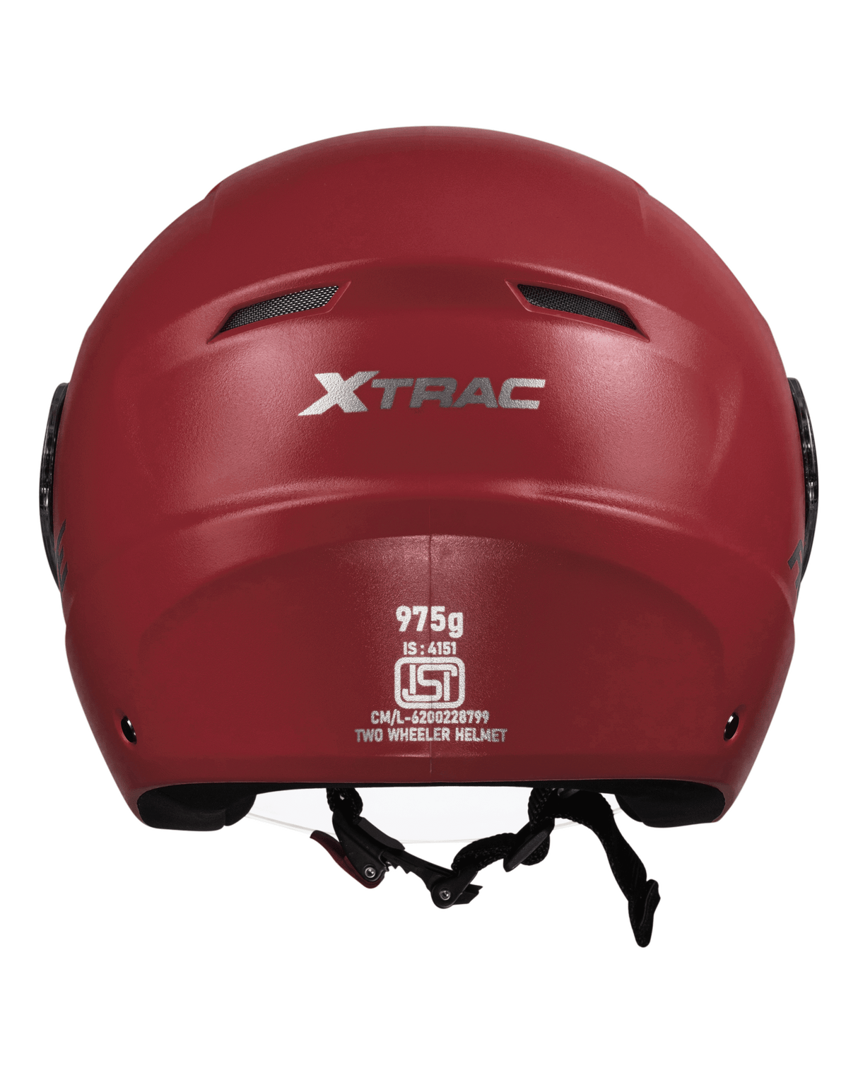 Xtrac Ace Half Face Helmet – ISI Certified Open Face Helmet for Men & Women