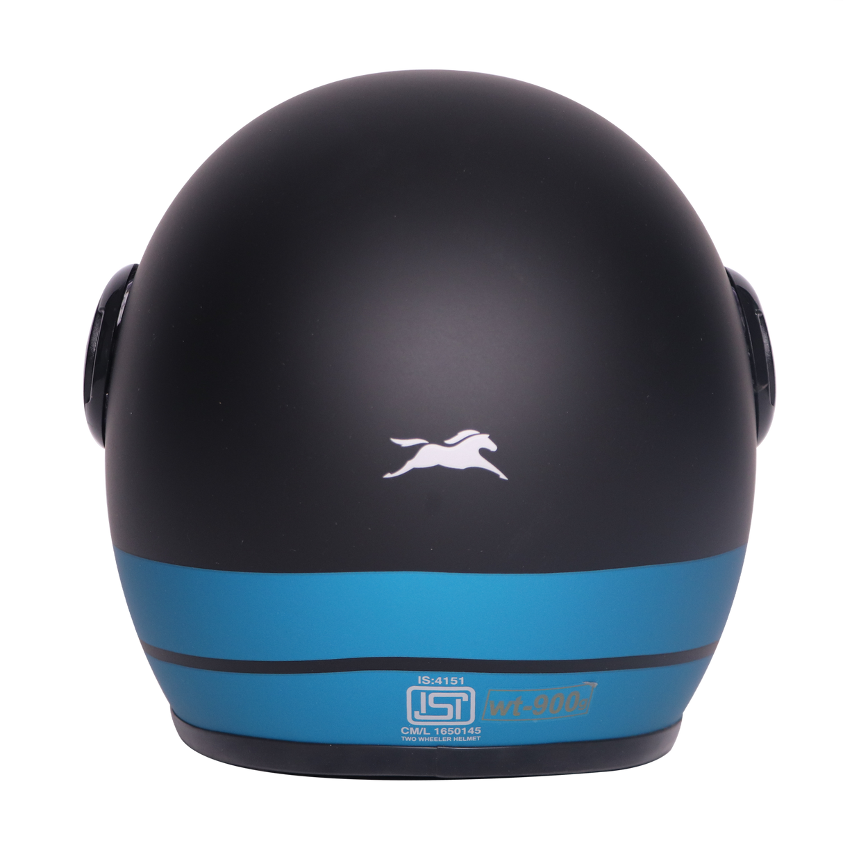 TVS J110 Half Face Helmet, Dawn Blue Matte | Lightweight & Stylish