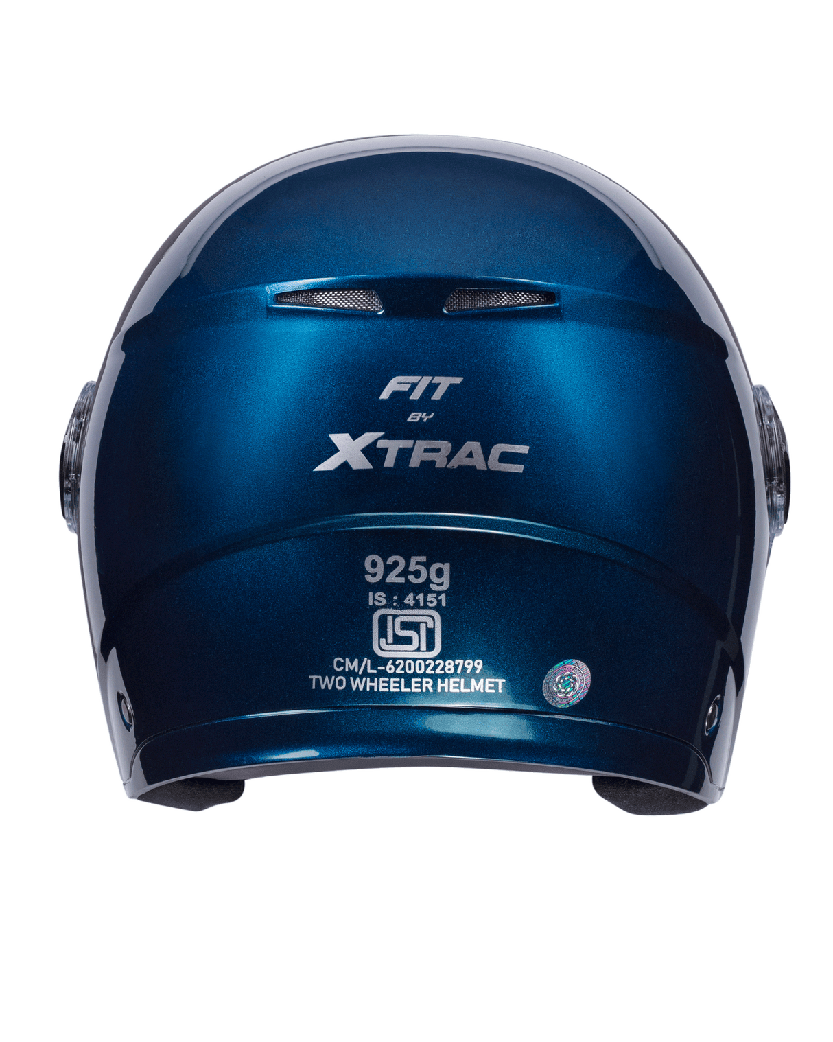 Xtrac Fit ISI Certified Half Face Helmet with Clear Visor – Lightweight Protection for All Two-Wheelers